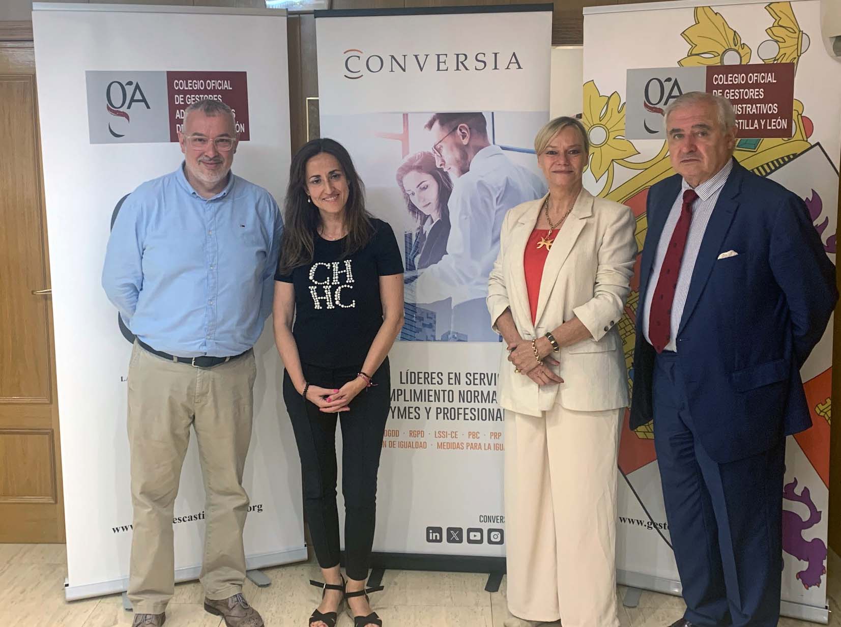 Conversia y el Colegio Oficial de Gestores Administrativos de Castilla y León se alían para mejorar el cumplimiento normativo